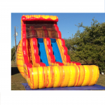 This is an inflatable slide rental