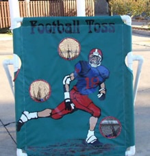 5 x 5 Football Toss Carnival Games and Interactive Games