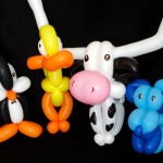 Balloon Artist Making Balloon Animals