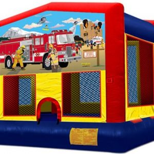 Fire Truck Bounce House Rental