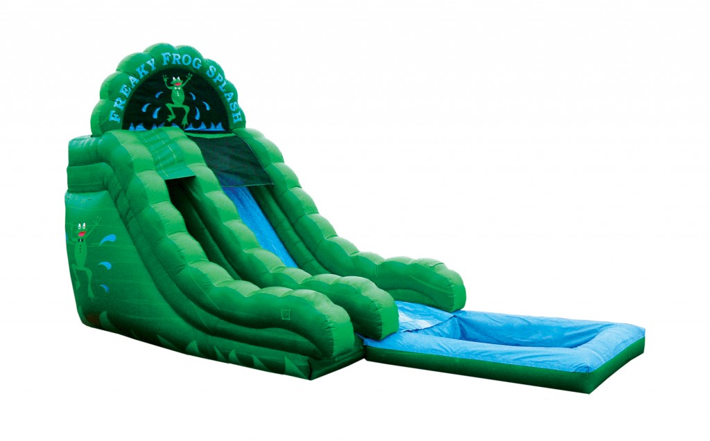 18 Ft Freaky Frog Water Slide Rental