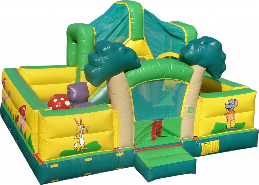 Jungle Toddler Bounce House Combo