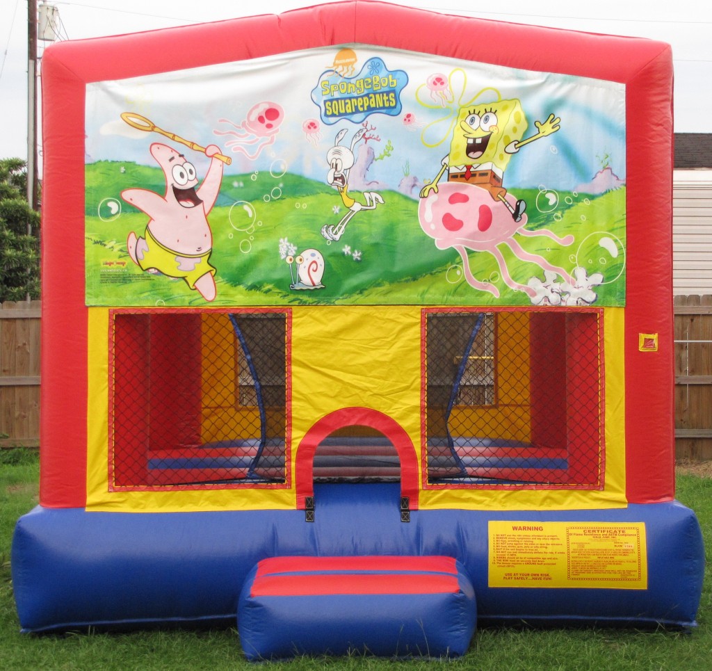 Spongebob Inflatable Bounce House Rentals | Jumpers