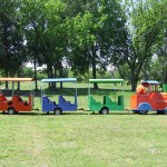 Here is a Trackless Train Rental for Party Planners to Select