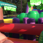 50 Ft Tropical Obstacle Course for Rent - Inside