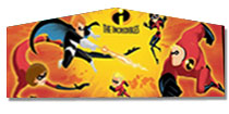 Incredibles Panel Bounce House Combo | Combo Bounce House