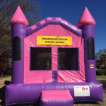 Pink and Purple Bounce House