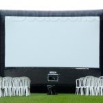 This is an inflatable movie screen